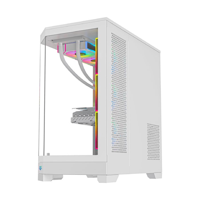 کیس گیمینگ سفید اوست مدل GT-AQ1-MW - 6