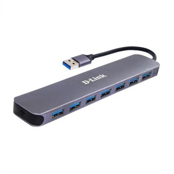 هاب 7 پورت USB 3.0 همراه آداپتور دی لینک DUB-1370