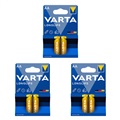Varta Longlife Power 6AA batteries