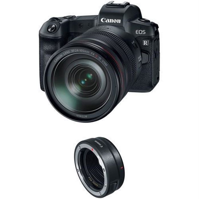 کیت دوربین بدون آینه کانن Canon EOS R Kit 24-105mm and Mount Adapter EF-EOS R - 6