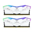 Team Group DELTA RGB White 32GB 16GBx2 6000MHz CL38 DDR5 Desktop Ram