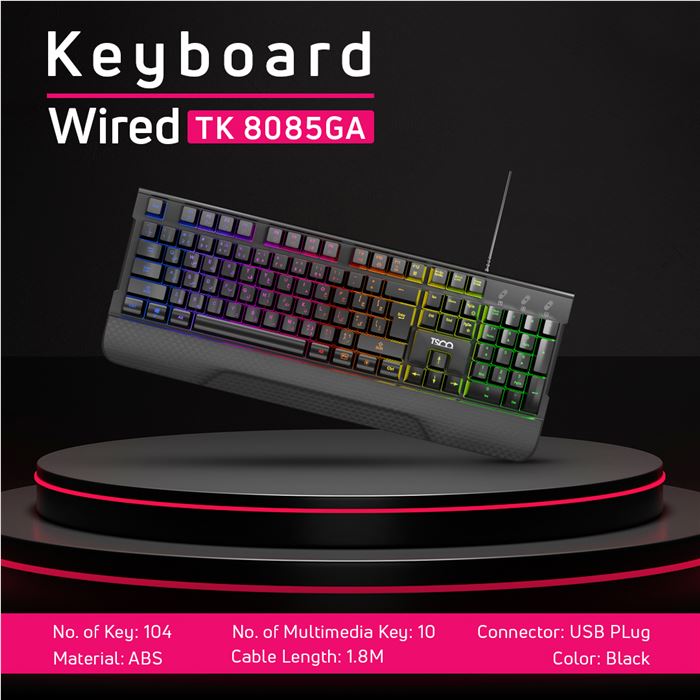 کیبورد تسکو مدل TK 8085GA - 6
