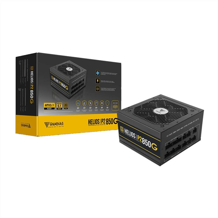 پاور فول ماژولار گیم دیاس HELIOS P2 850G V2 - 8