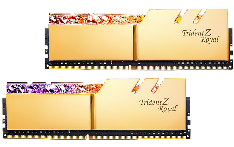 رم جی اسکیل مدل Trident Z Royal با ظرفیت 64 گیگابایت و فرکانس 3200 مگاهرتز