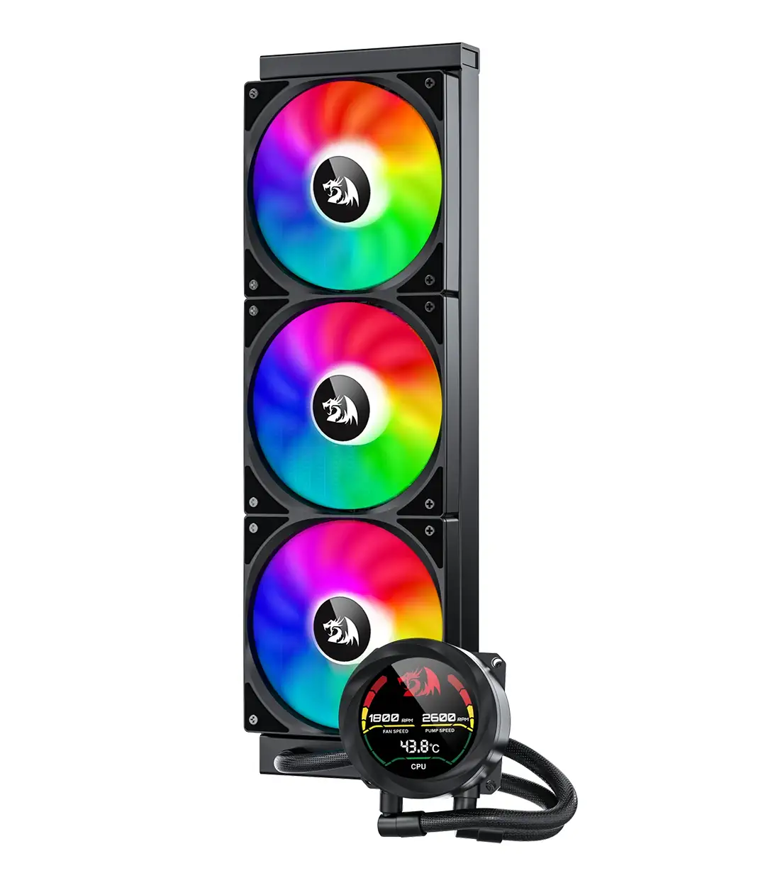 خنک کننده مایع پردازنده ردراگون مدل CCW-1017 360 RGB - 4