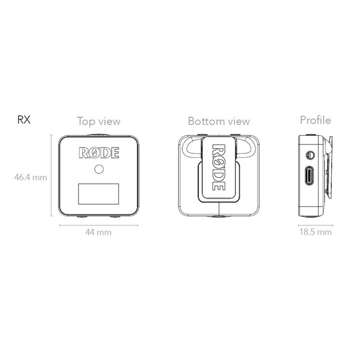 میکروفون یقه ای بی سیم رود Rode WIRELESS GO II - 8