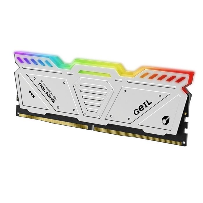 رم گیل دسکتاپ سفید DDR5 32GB دو کاناله 5200 CL34 POLARIS RGB - 3