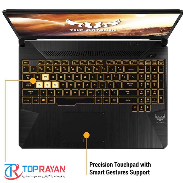 لپ تاپ ایسوس مدل FX۵۰۵DT با پردازنده Ryzen۷ ۳۷۵۰H - 2