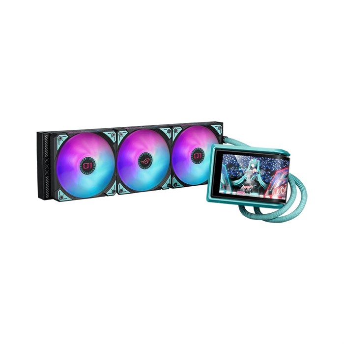فن خنک کننده مایع پردازنده ایسوس ROG RYUO IV 360 ARGB HATSUNE MIKU - 3
