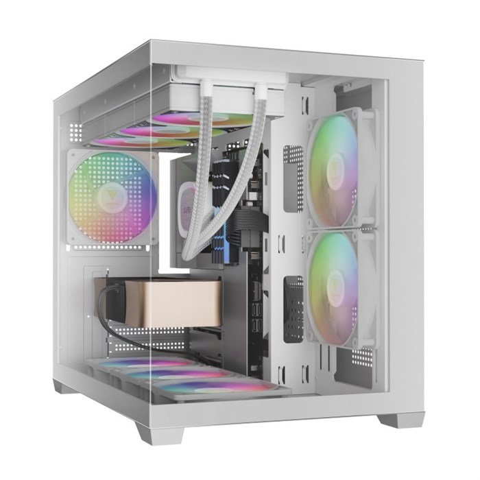 کیس گیمینگ گیم دیاس AURA GC10M ARGB WH