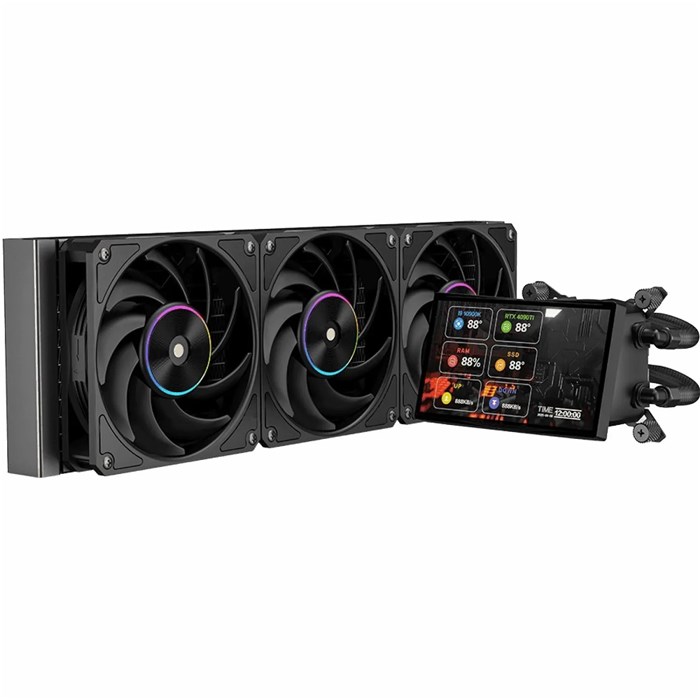 خنک کننده مایع اوست مشکی مدل AWEST GT-AV360L ICE VEIN Black