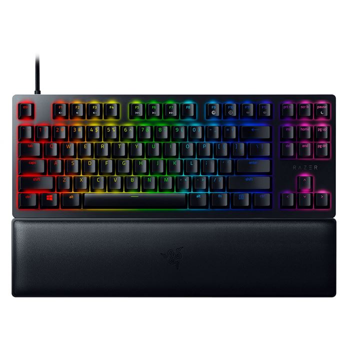 کیبورد گیمینگ ریزر Huntsman V2 Tenkeyless (سوییچ بنفش)