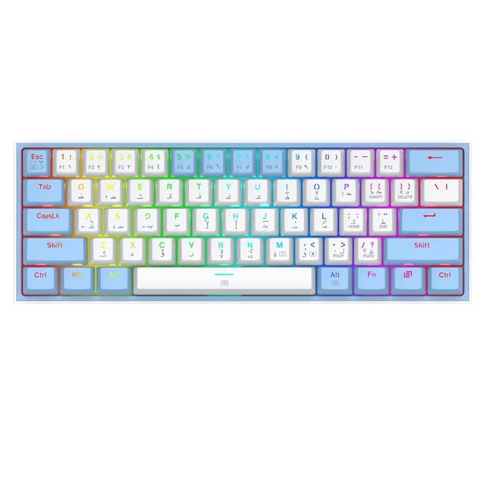 کیبورد مکانیکال گیمینگ ردراگون  K617 FIZZ WB RGB 