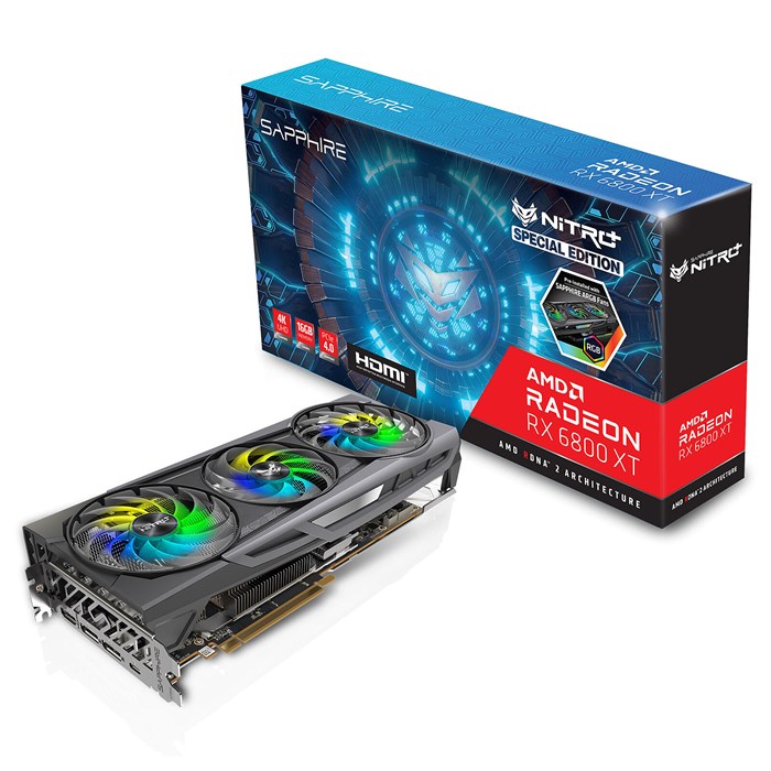 کارت گرافیک سافایر مدل   NITRO+ AMD Radeon™ RX 6800 XT SE 16GB