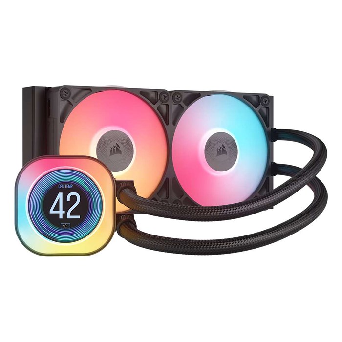 خنک کننده مایع کورسیر مدل iCUE LINK TITAN 240 RX LCD RGB
