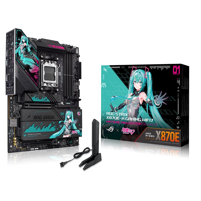 مادربرد ایسوس ROG STRIX X870E-H GAMING HATSUNE MIKU
