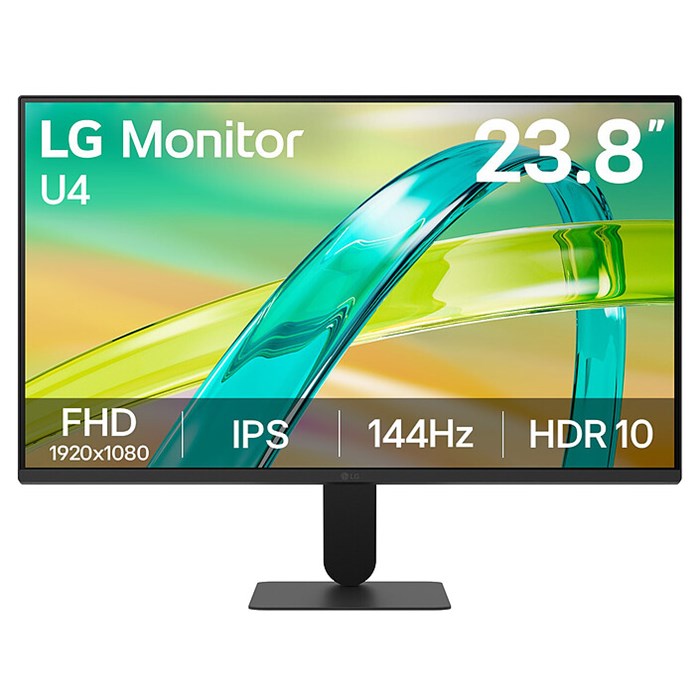 مانیتور گیمینگ 24 اینچ ال جی مدل 24U411B-B (144 هرتز)