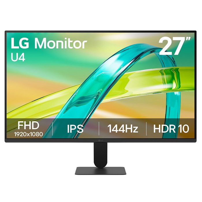 مانیتور گیمینگ 27 اینچ ال جی مدل 27U411B-B (144 هرتز)