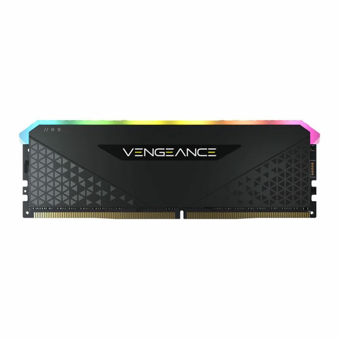 رم کامپیوتر DDR4 تک کاناله 3600 مگاهرتز CL18 کورسیر مدل VENGEANCE RGB RS ظرفیت 16 گیگابایت
