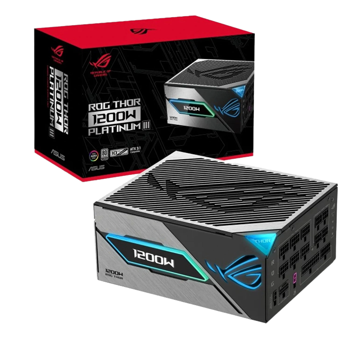 پاور فول ماژولار 1200 وات ایسوس مدل ROG Thor 1200W Platinum III
