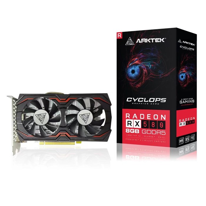 کارت گرافیک آرک تک مدل RX 580 با ظرفیت 8 گیگابایت