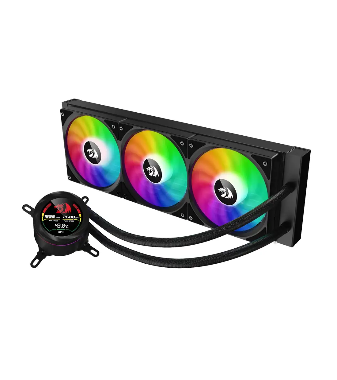 خنک کننده مایع پردازنده ردراگون مدل CCW-1017 360 RGB
