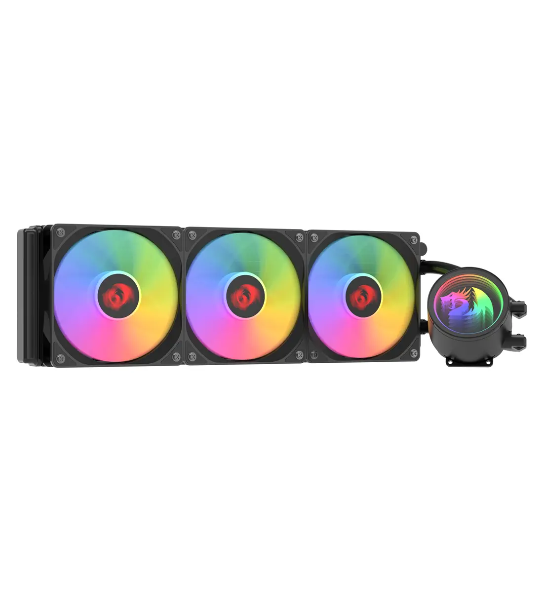 خنک کننده مایع پردازنده ردراگون مشکی مدل CCW-3013 360 RGB
