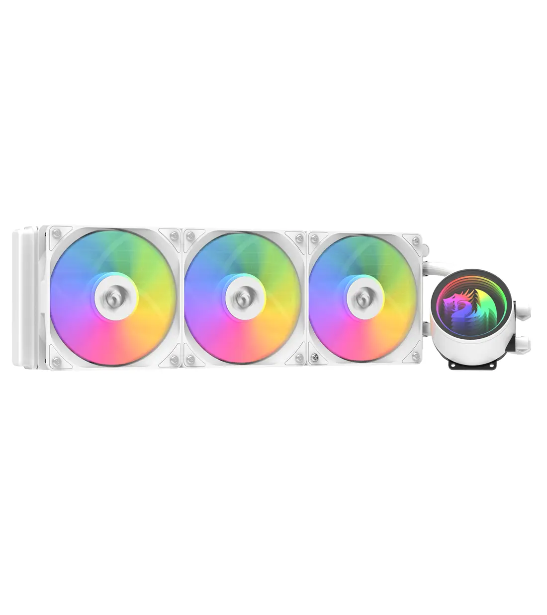 خنک کننده مایع پردازنده ردراگون سفید مدل CCW-3013W 360 RGB
