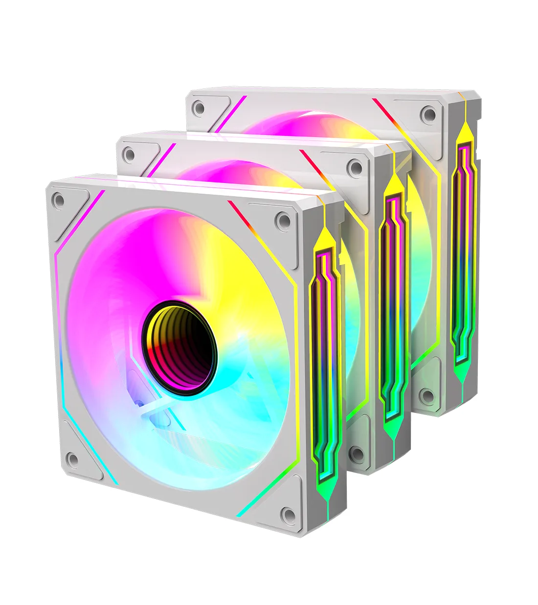 فن کیس سه عددی ردراگون سفید مدل GC-F015W