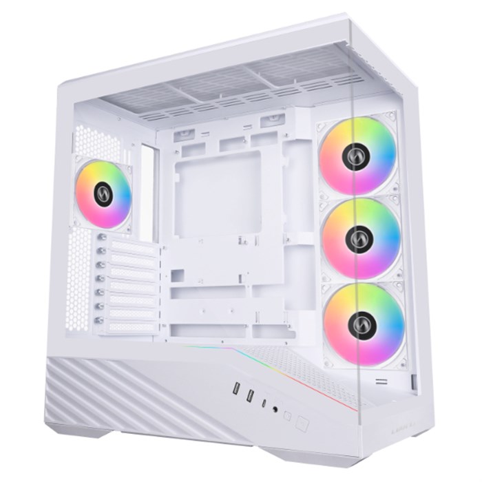 کیس گیمینگ لیان لی سفید Vector V100R