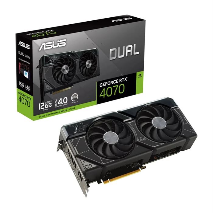 کارت گرافیک ایسوس ASUS Dual GeForce RTX 4070 12GB GDDR6X