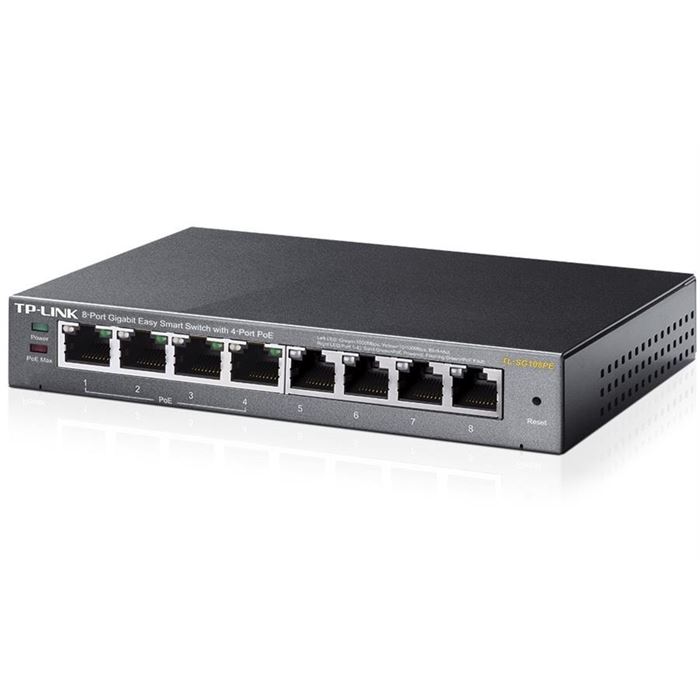 سوییچ 8 پورت تی پی-لینک مدل TL-SG108PE_V2 - 9