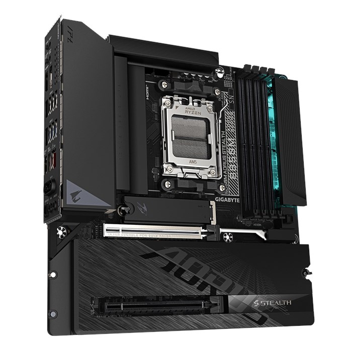 مادربرد گیگابایت مدل B850M AORUS STEALTH AM5 — 5