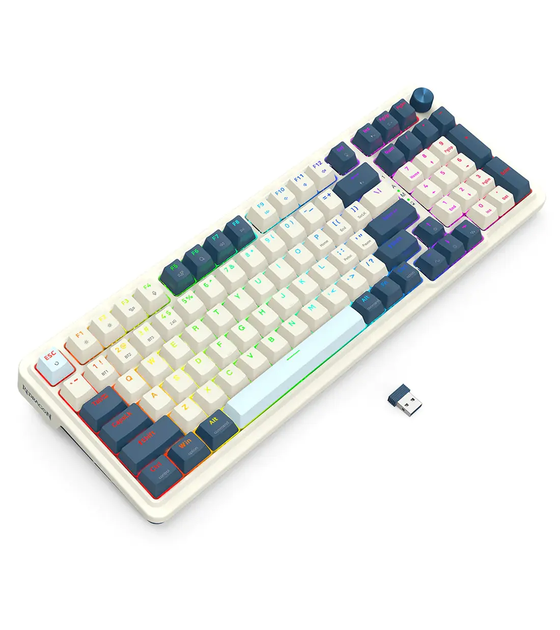 کیبورد بی سیم و باسیم مکانیکال گیمینگ ردراگون مدل EISA K686 WB PRO - 3