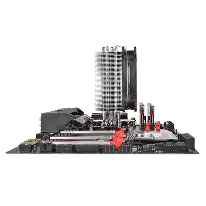 خنک کننده پردازنده ترمالتیک مدل Riing Silent 12 Red - 6