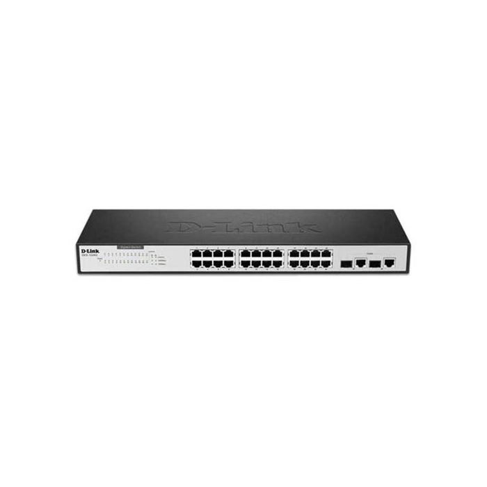 سوییچ 24 پورت به همراه 2 پورت Combo دی-لینک مدل DES-1026G - 2