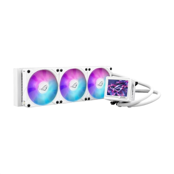 خنک کننده مایع پردازنده ایسوس سفید ROG RYUJIN III 360 ARGB Extreme - 3