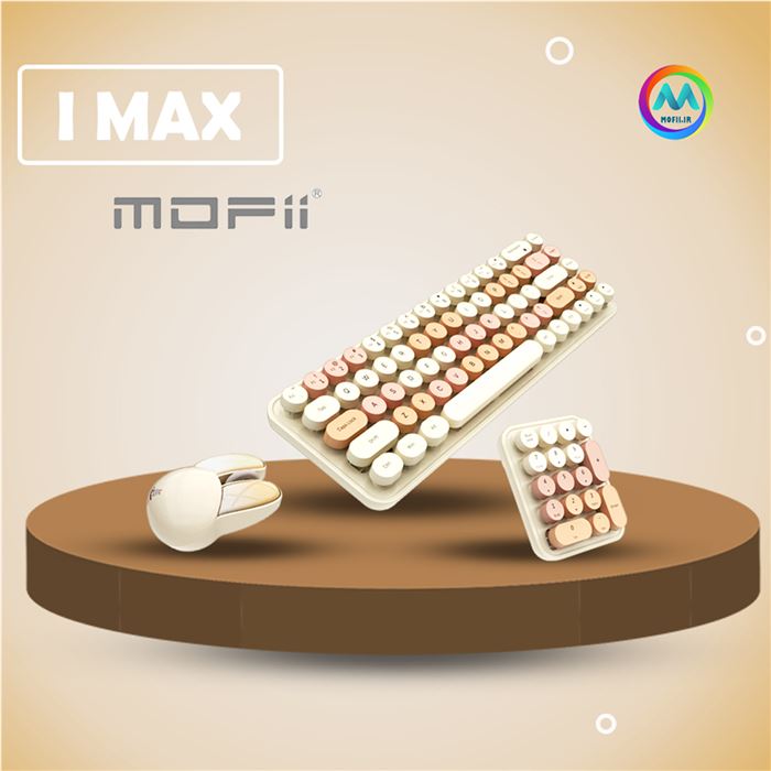 کیبورد و ماوس بی سیم مافی مدل I max - 12