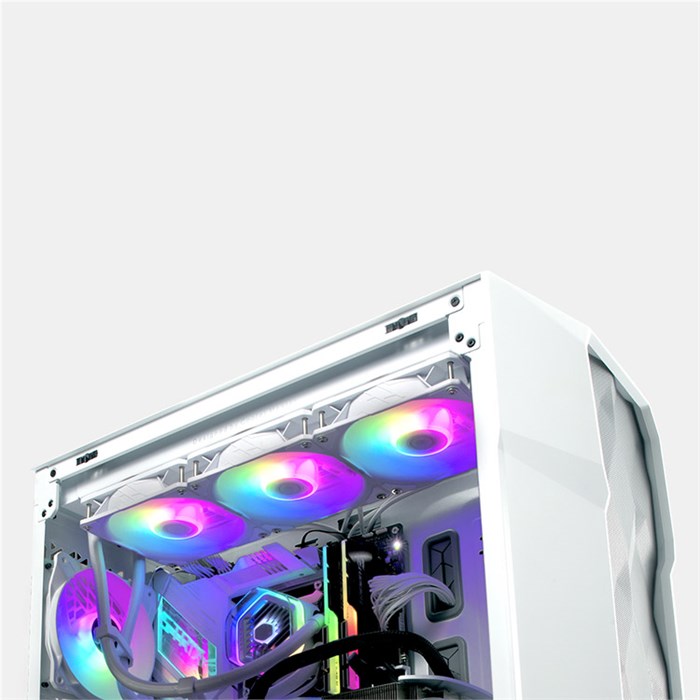 فن خنک کننده پردازنده سفید کولر مستر مدل MASTERLIQUID 360 ATMOS WHITE - 3