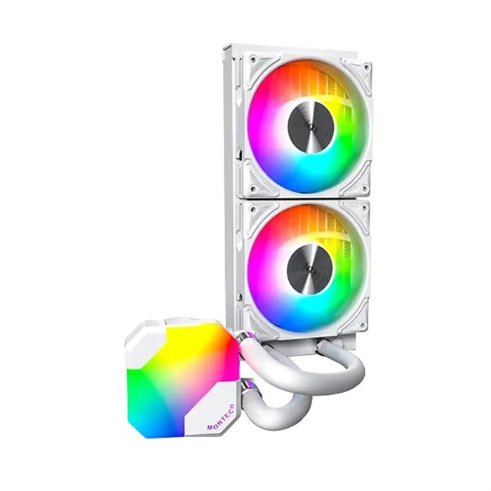 خنک‌کننده پردازنده مونتک مدل HyperFlow ARGB 240 White - 2