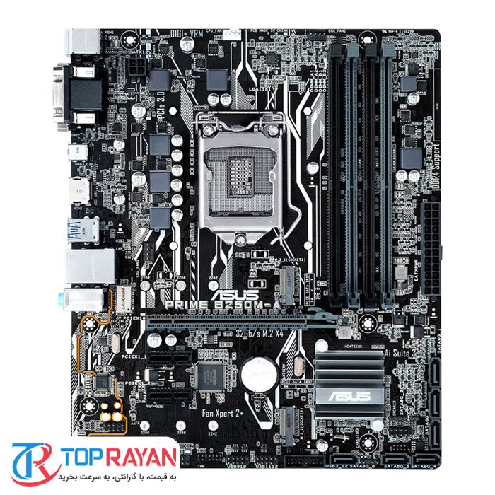 مادربرد ایسوس مدل PRIME B250M-A DDR4 سوکت 1151 - 3