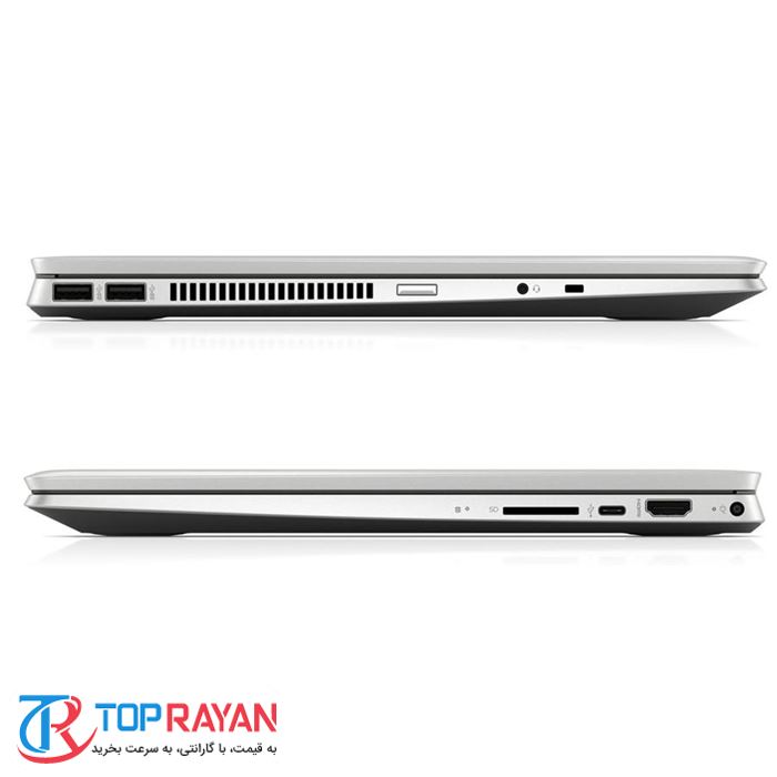 لپ تاپ اچ پی 15 اینچی مدل Pavilion x360 15t-DQ100-A2 پردازنده Core i7 رم 8GB حافظه 1TB 256GB SDD ... - 3