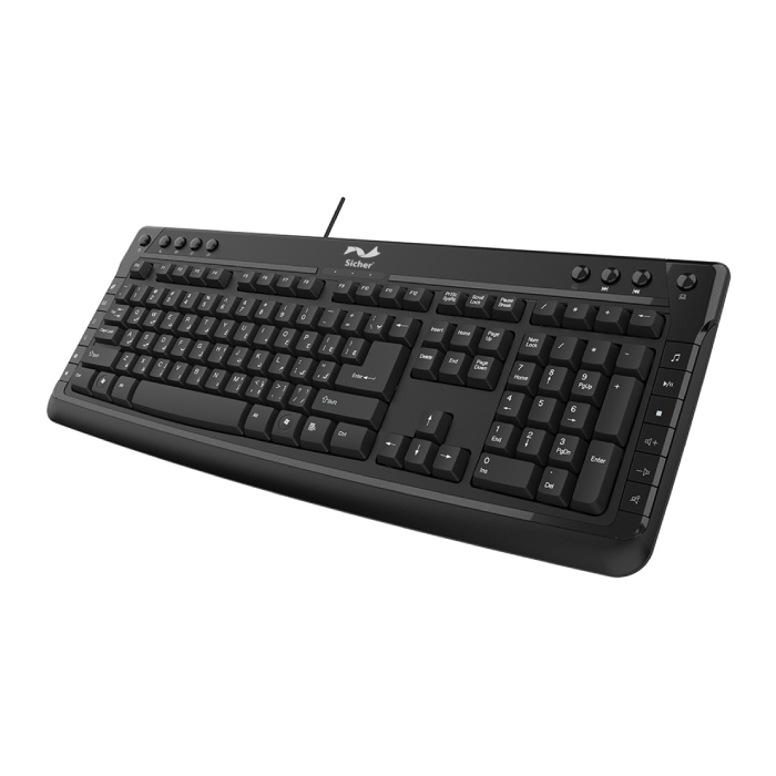 کیبورد باسیم زیچر مدل KB120 - 2
