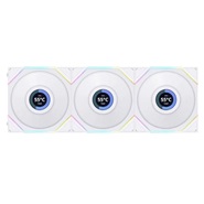 فن کیس لیان لی سفید مدل Uni Fan TL LCD 120 RGB (3 عددی)