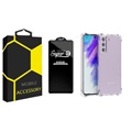 other کاور مدل Kapsooli مناسب برای گوشی موبایل سامسونگ Galaxy S21 FE به همراه محافظ صفحه نمایش