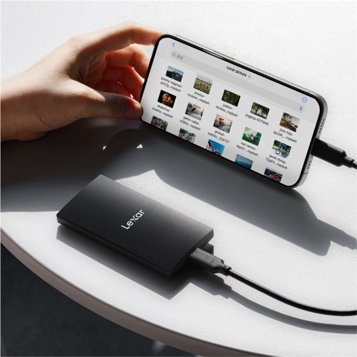 اس اس دی اکسترنال لکسار SL300 ظرفیت 1 ترابایت - 4
