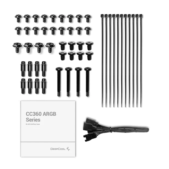 کیس دیپ کول مدل CC360 ARGB Black - 5