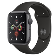 Apple Watch 5 GPS 44mm Space Gray Aluminum Case With Black Sport Band