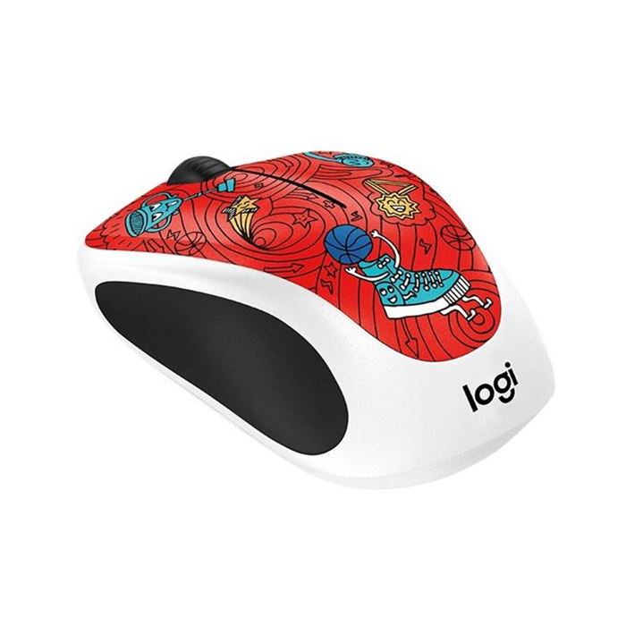 ماوس بیسیم لاجیتک سری Doodle مدل Champion Coral - 2