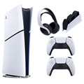 Sony PlayStation 5 Digital Slim 1TB (With Dual Controller & Charging Station & Headset) Bundle Console